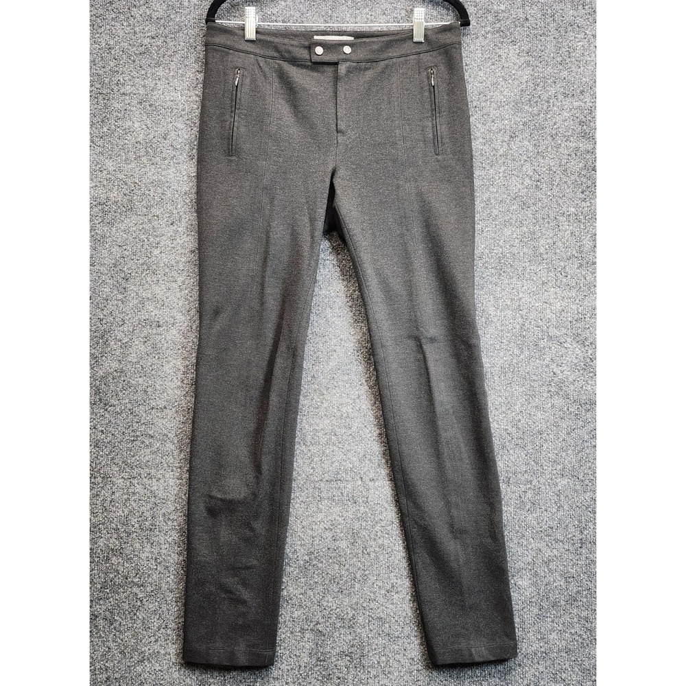 Vince Women Ponte Knit Slim Leg Quiet Luxury Career Office Stretch Pants Size 10